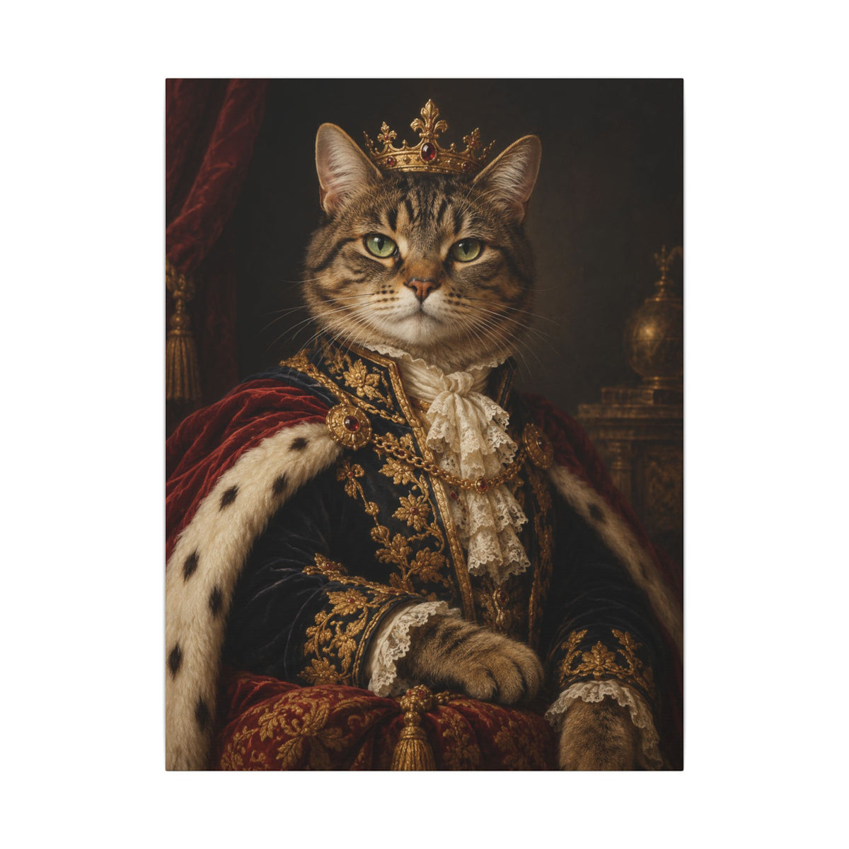 Custom Royal Portrait From Your Photo | Personalized Canvas