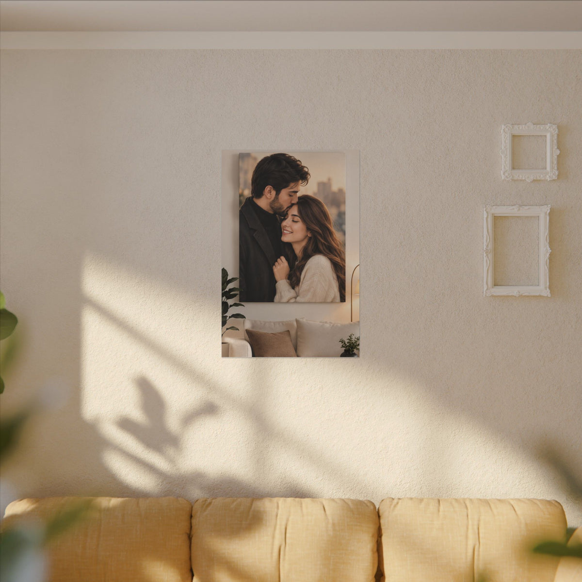 Custom Couple Portrait From Your Photo | Personalized Canvas