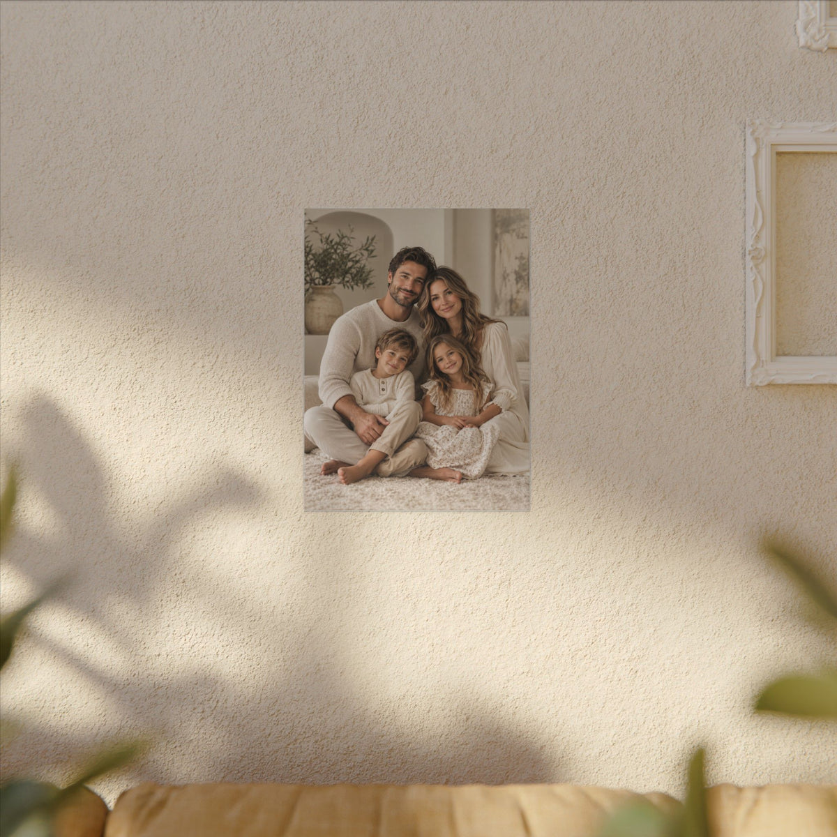Custom Family Portrait From Your Photo | Personalized Canvas
