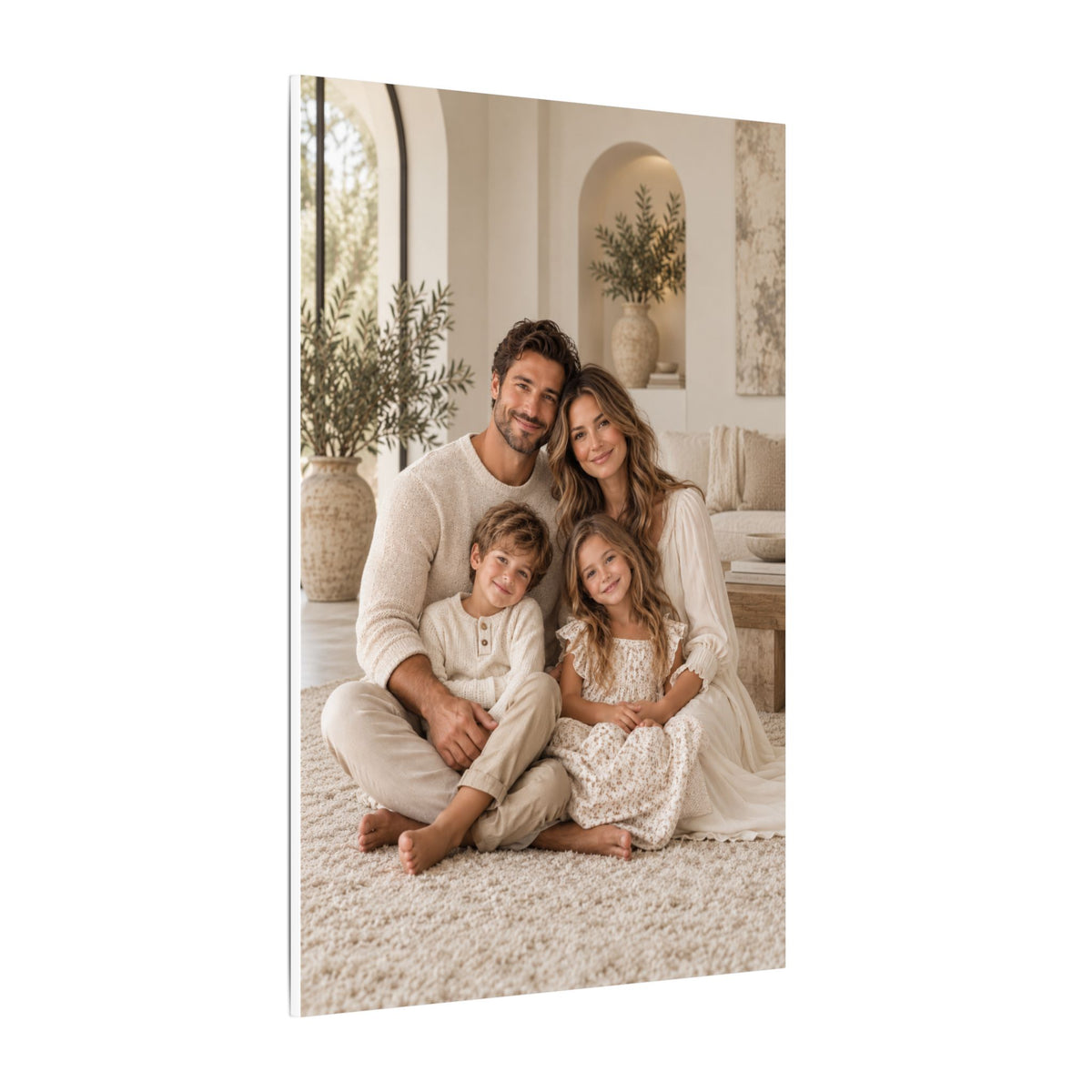 Custom Family Portrait From Your Photo | Personalized Canvas
