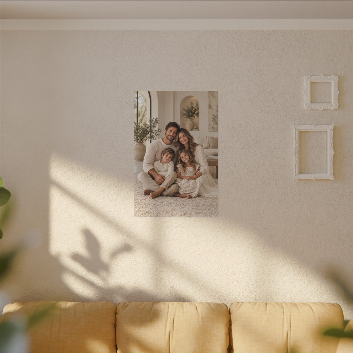 Custom Family Portrait From Your Photo | Personalized Canvas