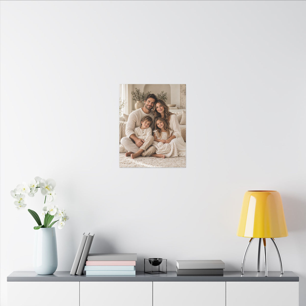 Custom Family Portrait From Your Photo | Personalized Canvas