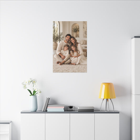 Custom Family Portrait From Your Photo | Personalized Canvas