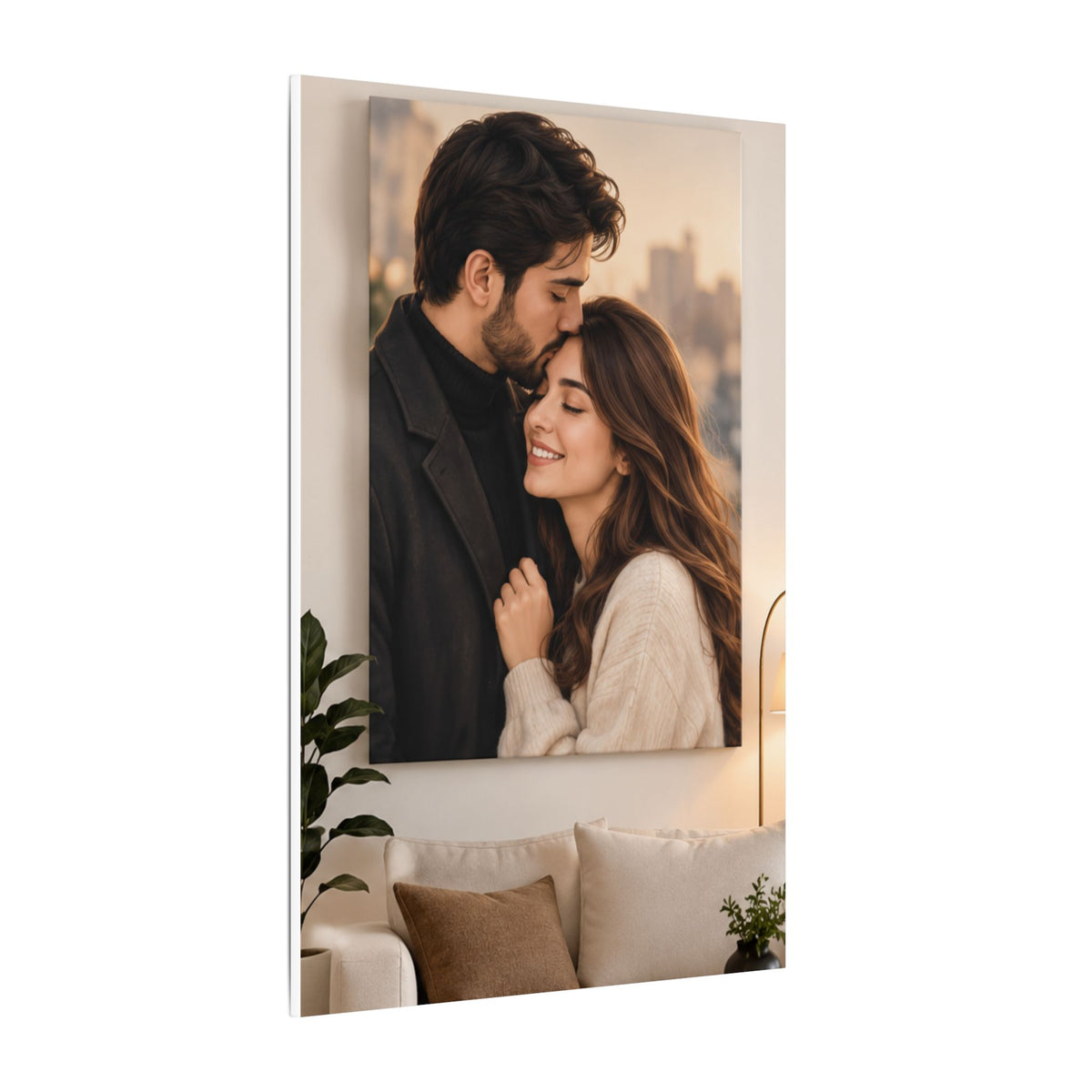 Custom Couple Portrait From Your Photo | Personalized Canvas