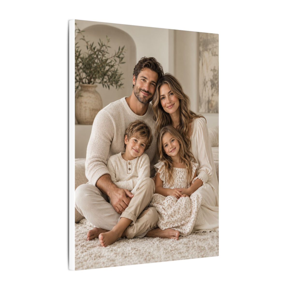 Custom Family Portrait From Your Photo | Personalized Canvas