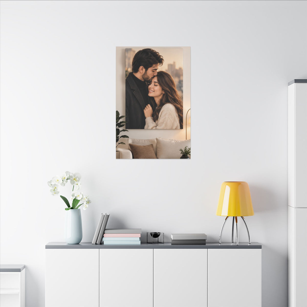 Custom Couple Portrait From Your Photo | Personalized Canvas