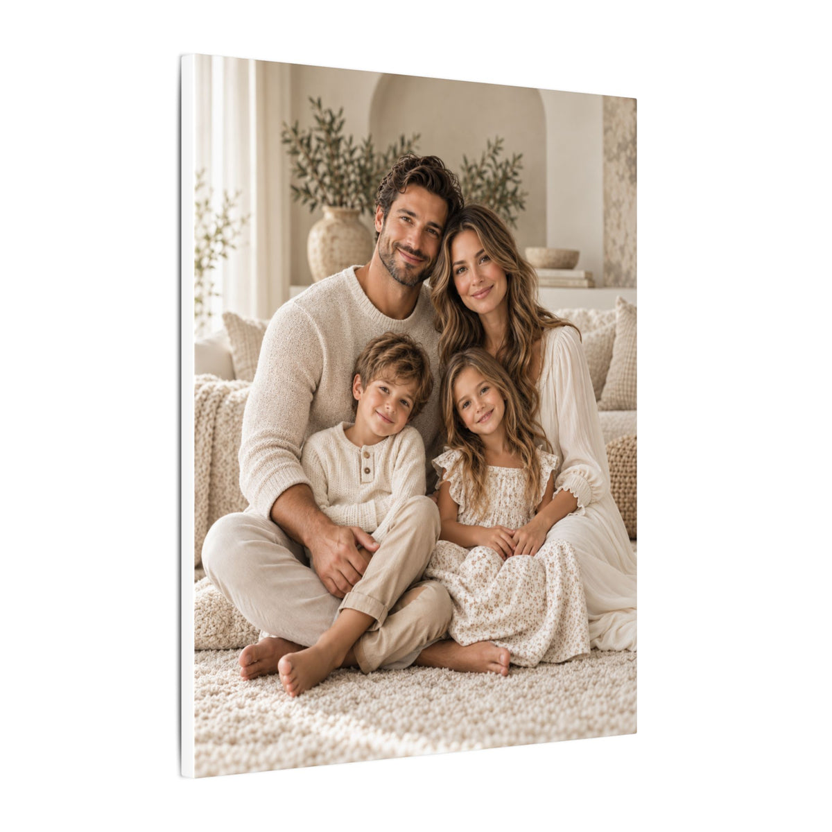 Custom Family Portrait From Your Photo | Personalized Canvas